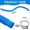 4 Pack Pool Hoses for Above Ground Pools 1.25" x