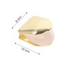 Garneck 2 pieces gold tooth for fancy dress - gold-plated