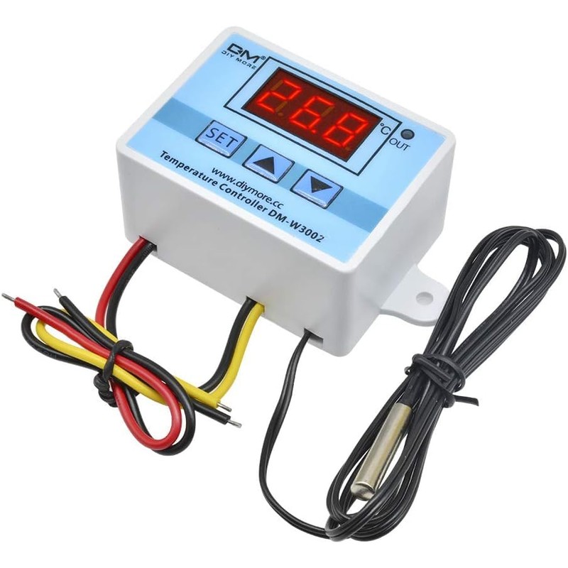 diymore 2pcs W3002 Digital Temperature Controller AC110V-220V Microcomputer Thermostat Controller