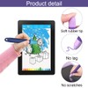 Kinderfreundliche Stylus-Stifte für Touchscreens, 2 Stück Tablet-Eingabestift, violett-blauer Eingabestift, universeller