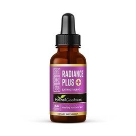 Radiance Boost 1oz - Liquid Collagen for Women and Men. Formulated with Vital Proteins Collagen Peptides Powder, Liposomal Glutathione and Hair Skin and Nails Vitamins to Make You Glow -1 Bottle