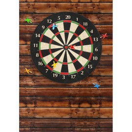 Dart Board Wall Protectors, 36" H X 24" W X 0.5" Thickness Felt Wood Grain Boards Wall Protector Square Dart Boards Backing Tiles ﻿