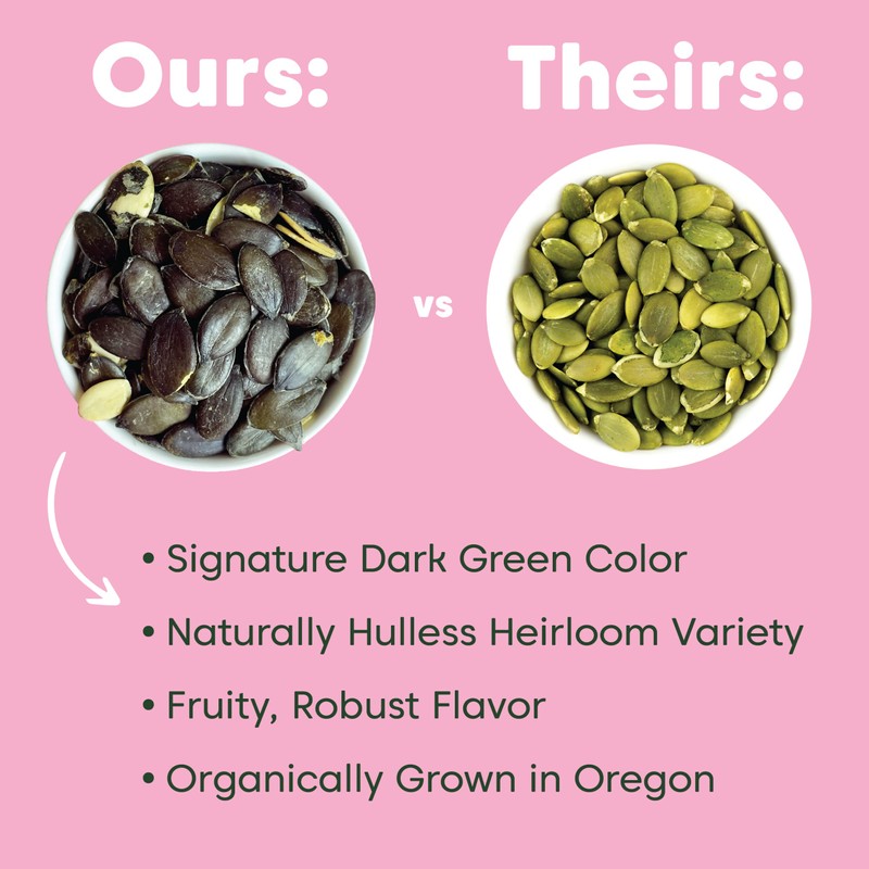 Wilderness Poets Oregon Pumpkin Seeds - Organic, Heirloom, Raw -