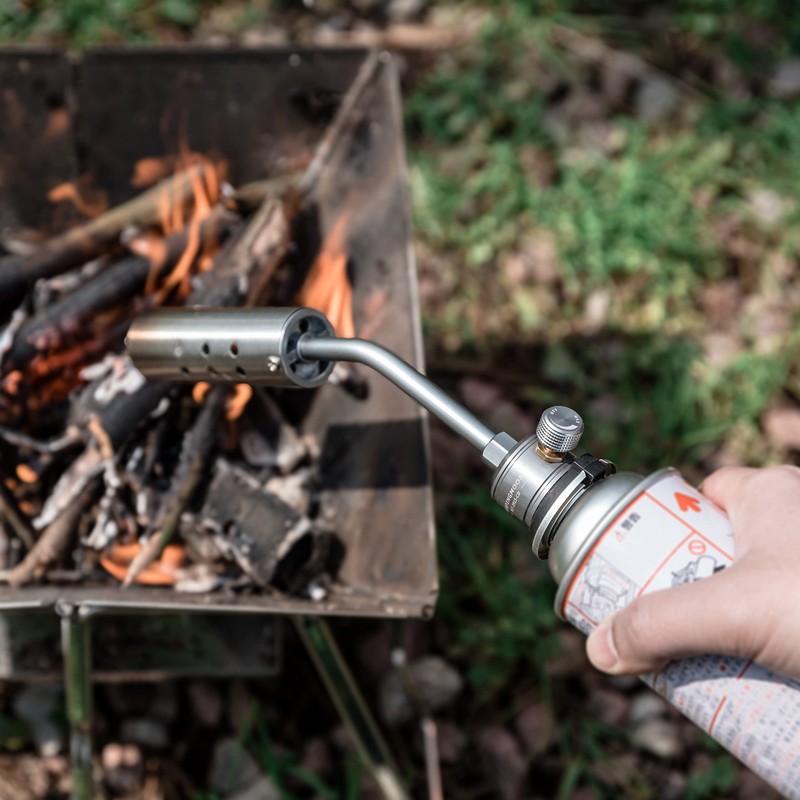 CAMPINGMOON Kitchen Cooking Torch Grill Torch Charcoal Starter with Flame