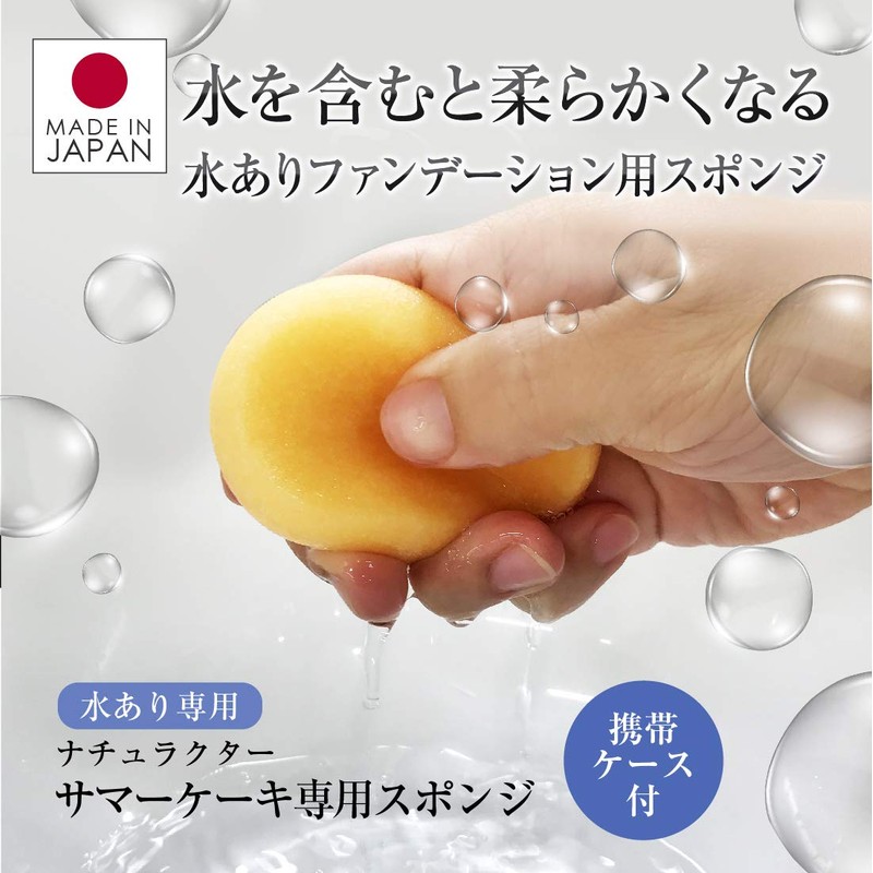 Foundation Sponge with Water for Summer Cake (Portable Case Included,