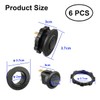 Ruayia Pack of 6 Toggle Switch 20A 12V, Illuminated Waterproof