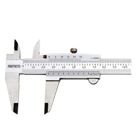 ASIMETO Messschieber mit Feststellschraube 0,05 mm Größe 150 mm