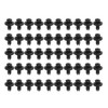 Baceyong 190Pcs/Set Universal Fender Trim Panel Clips Set, Car Body