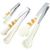 Tanabe Hardware Tongs, Cat Tongs, Set of 3 Sizes, White,