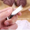 11-Piece Stainless Steel Pottery Texture Clip Set for Clay Modeling