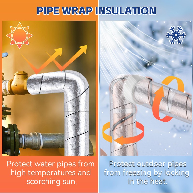 Saillong Heat Tape for Water Pipes & Pipe Wrap Insulation