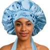Discover Premium Double Layer Silk Satin Sleeping Bonnets Designed for