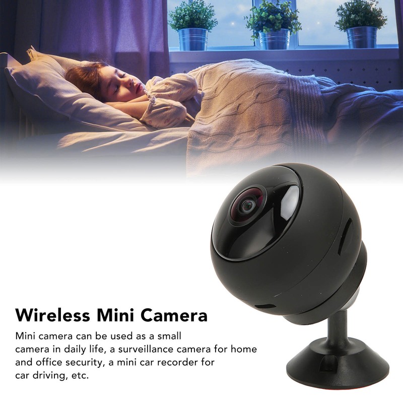 Wireless Mini Camera Panoramic View Security Intelligence WiFi HD Night
