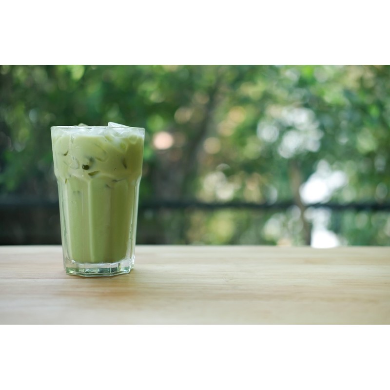 Instant green tea matcha latte 180g tin - 11 servings