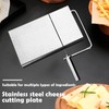CYINGWIN Cheese Slicer with Cutting Board and Measuring Grid, Adjustable