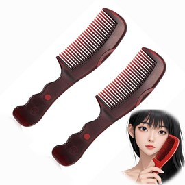 Fokmuaex 2 Pcs Self-Cleaning Dandruff Combs for Scalp Massage & Detox, Anti-Static Hair Brush with Ergonomic Wavy Handle - Multifunctional Scalp Care Tools for Women & Men