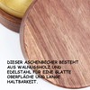 Wooden Wind Ashtray, Ashtray with Lid, Windproof, Odourproof, Suitable for