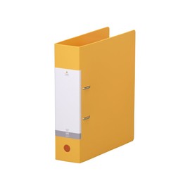 リヒトラブ リングファイル 2穴 D型 A4S 黄 G2280-5