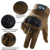 Elite Fitness Guantes Tacticos con Dedos Tactiles, Militares, para Motocicleta,