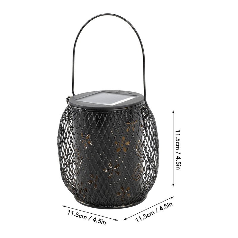 Solar Lantern Outdoor Waterproof Hanging Solar Light with Handle Chain