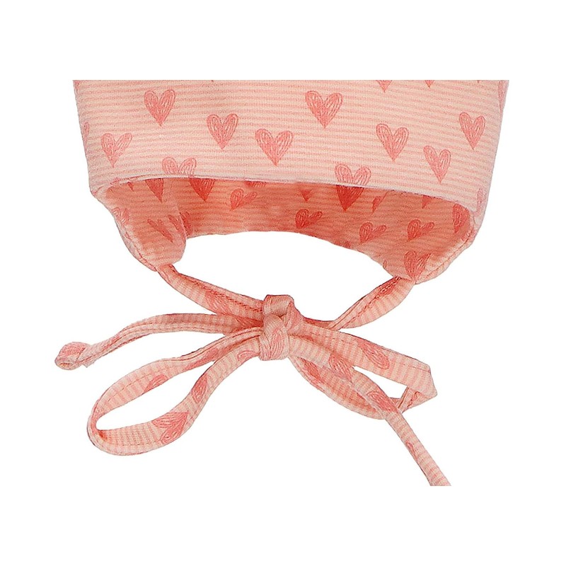 Sterntaler Girls' Beanie Hearts Hat, pink