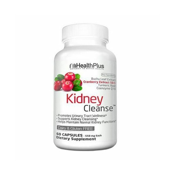 Kidney Cleanse 60 Caps  by Health Plus