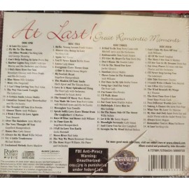 At Last Great Romantic Moments Readers Digest (CD)