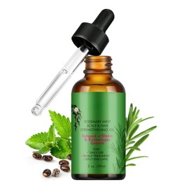 Rosemary Oil for Hair & Scalp - Rosmarinöl Haare - Rosmarin öl für Kopfhaut Und Haar - Haaröl Haarwachstum Beschleunigen - Hair Oil gegen Haarausfall Frau - Haarpflege für Trockenes Haar