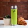 DrinkPod Pioneer Flasks Doppelwandige Isolierflasche aus 18/10 Edelstahl – Grün,