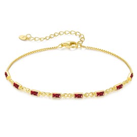 CDE Women's Gold Bracelet, 925 Sterling Silver, 14 Carat Gold-Plated Cubic Zirconia, Infinity Bracelets, Women's Adjustable Bracelet, Jewellery, Mother's Day, Valentine's Day, Birthday, Christmas