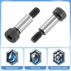 sourcing map Alloy Steel Hexagon Socket Head Shoulder Screws Bolts,