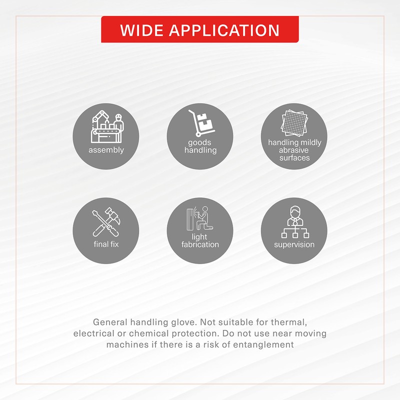 Skytec Beta 1 Red Nitrile Ultra Thin Super Light Work