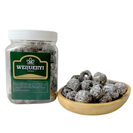 Hollow Hawthorn 12.34 oz Yanjin Hollow Hawthorn Berries, Hawthorn Pulp, Hawthorn Berry Tea, Preserved Fruit in Bags, Sweet and Sour Soft Waxy Dried Hawthorn Without Stone