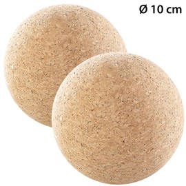 newgen medicals Therapy Balls: Pack of 2 Massage Balls and Fascia Trainer for Self-Massage, Diameter 10 cm (Fascia Ball)