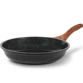 ESLITE LIFE Nonstick Ceramic Frying Pan Skillet, Non-Toxic Egg Omelette Kitchen Cooking Pans Compatible with All Stovetops (Gas, Electric & Induction), PTFE & PFOA Free (Black, 11'')