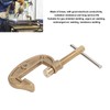 Welding Ground Clamp Brass Good Electrical Conductivity Anti Oxidation G