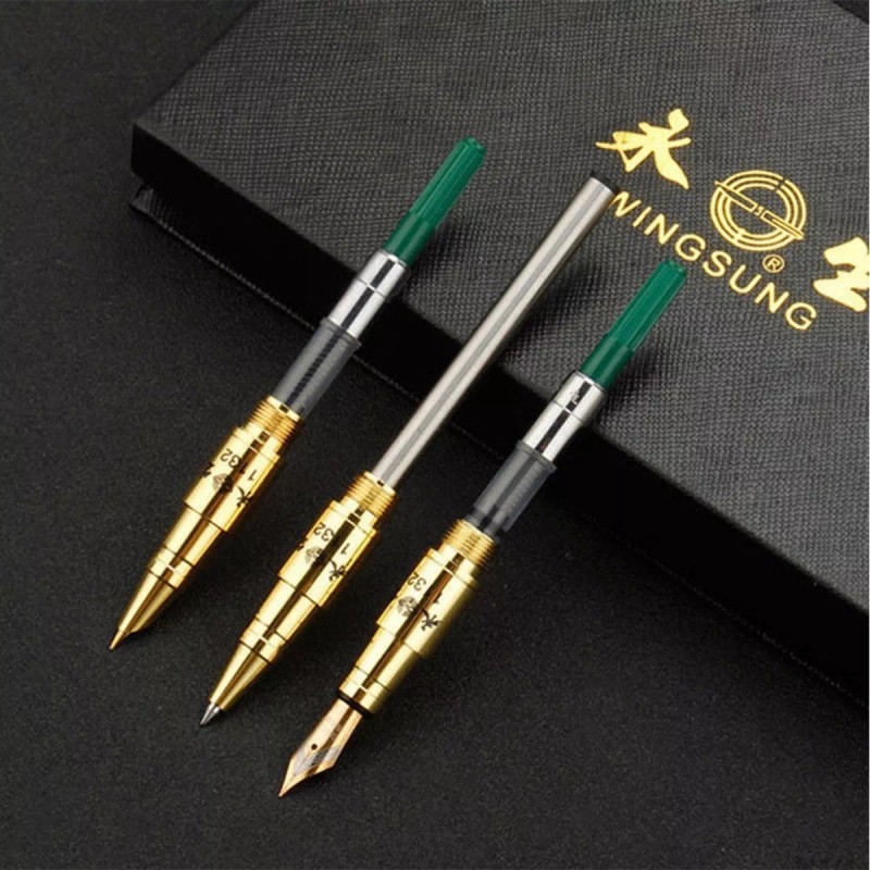 Francisco® Pluma Estilográfica Comercial De Metal De Acero Inoxidable