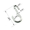 RuiLing Chrome Finish Steel S hook Cookware Universal Pot Rack