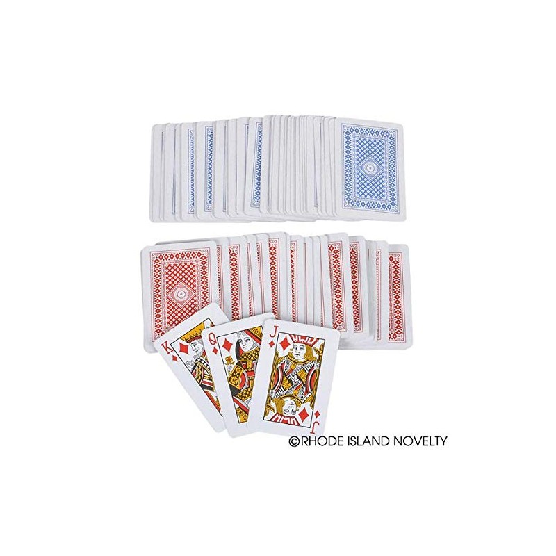 Rhode Island Novelty 2.5 Inch Mini Playing Cards 24 Packs