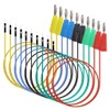 Sumnacon 10 Pcs Stackable Banana Plug to Male Jumper Wire