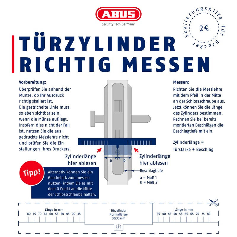 ABUS Profile Cylinder Lock