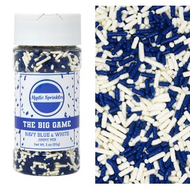 Mystic Sprinkles The Big Game Jimmy Mix 3oz Bottle (Navy Blue & White)