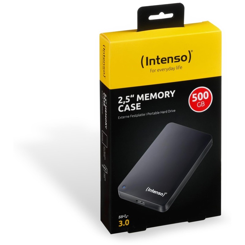 Intenso Memory Case Portable Hard Drive 500 GB Portable External