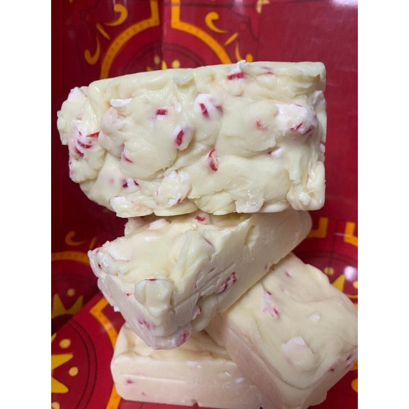 Homemade Peppermint Fudge *nut free* 1/2 pound