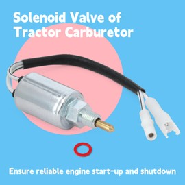 951-14972 Carburetor Solenoid Valve Compatible with CUB Cadet XT1-LT42 XT1-LT46 Tractor Carb Solenoids Replacement for MTD Troy-Bilt R 547cc TB30R TB30 1500 4X90HU 4X90HUA, Replace 751-14972