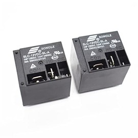 JCAKES 1pcs Power relays SLC-12VDC-SL-A 12V 30A T91 HF2100 4PIN A Group of Normally Open