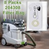 8Pack 204308 CT Mini/Midi -2/5 Filter Bags for Festool CT