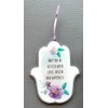 Hamsa Wall Hanging, Jewish Gift for Baby Naming, Birthday, Wedding,