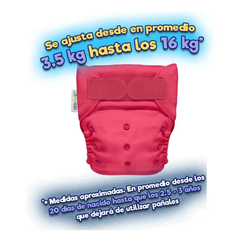 Pañales Ecológicos De Tela Ecopipo + Filtro De Bambú 6