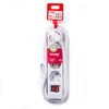 FAMATEL Ecosockets 4 Sockets with On/Off Switch, 3 Metres, Up